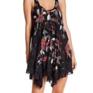 Free People Lace and Floral Dress